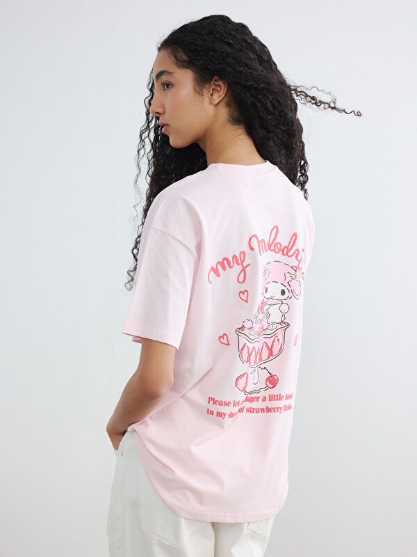XSIDE Bisiklet Yaka My Melody Baskılı Kadın Tişört