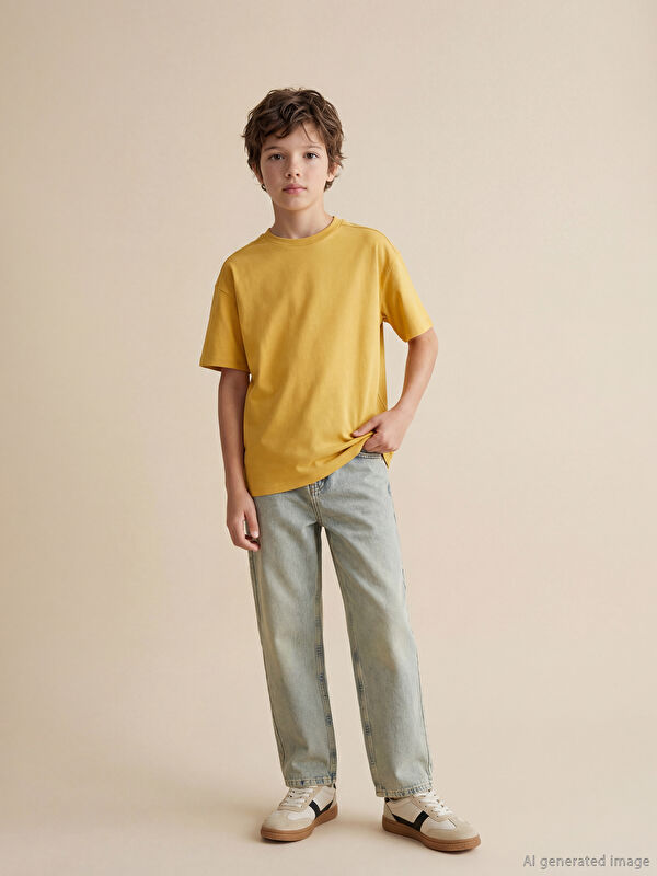 LCW Kids Loose Fit Erkek Çocuk Jean Pantolon
