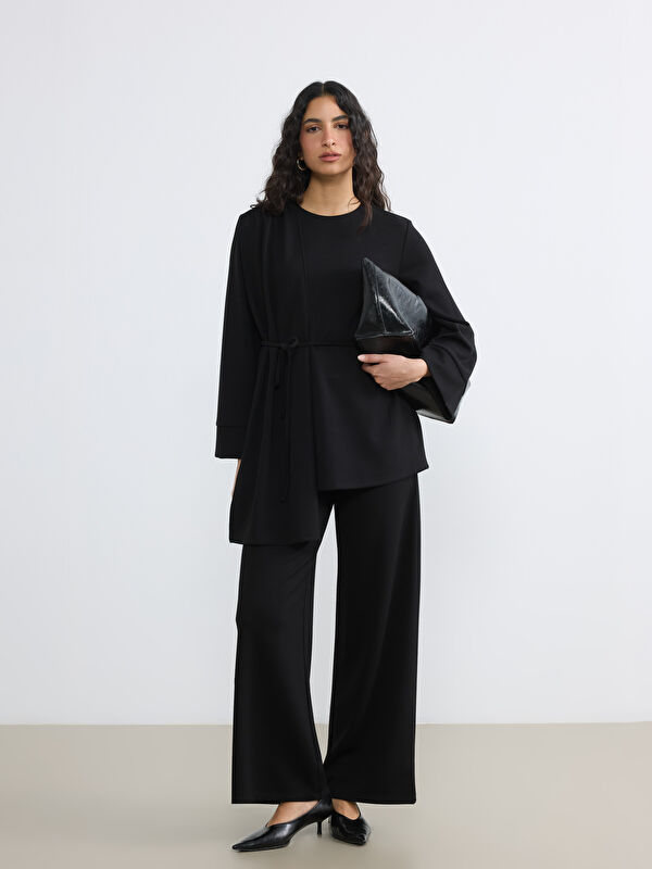 LCW Modest Beli Lastikli Soft Touch Kadın Eşofman Altı