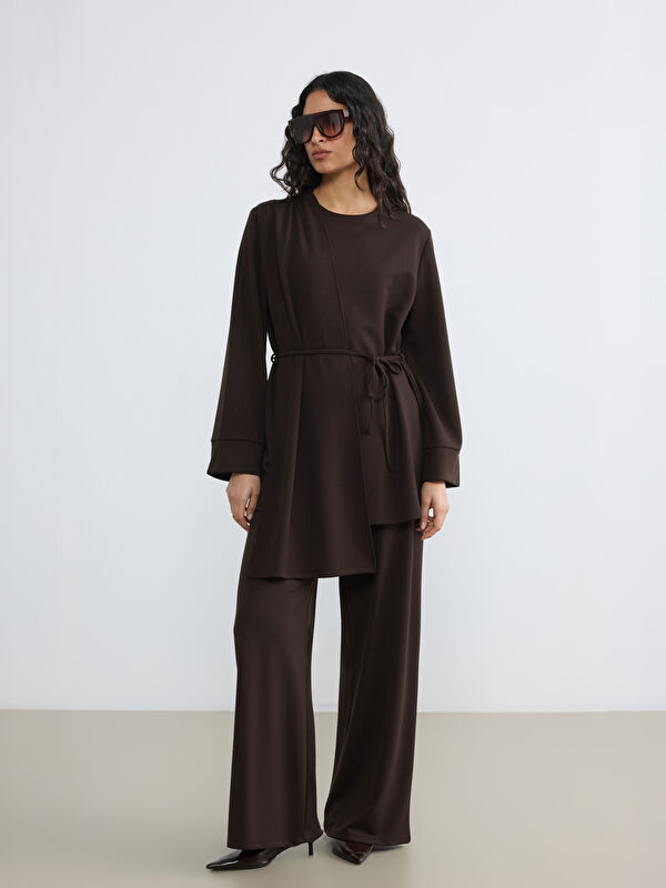 LCW Modest Beli Lastikli Soft Touch Kadın Eşofman Altı