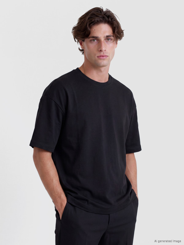 LCW Vision Loose Fit Akışkan Kumaş Tişört /04