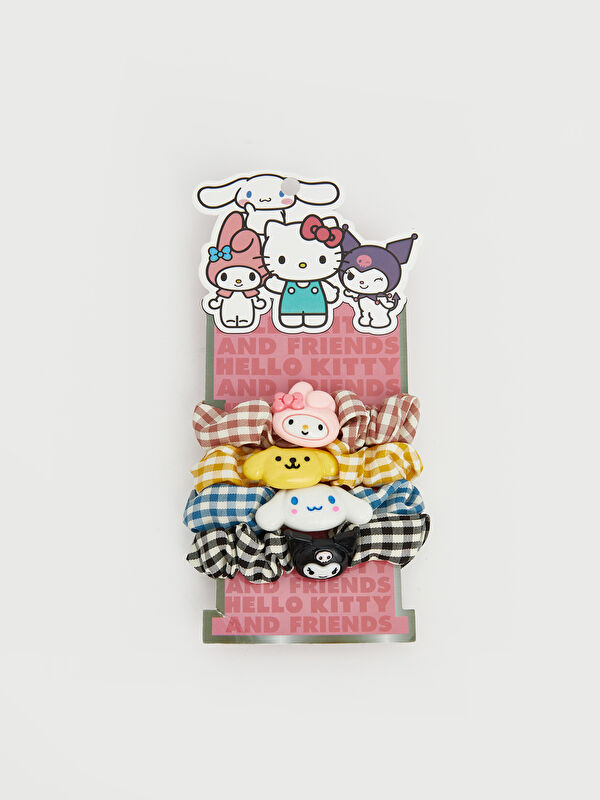LCW JOY Hello Kitty Baskılı Kız Çocuk Lastik Toka 4'lü