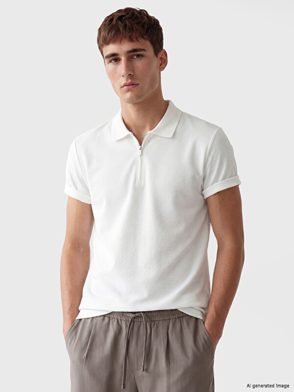 LCW Vision Polo Yaka Pike Erkek Tişört