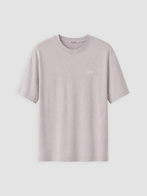 XSIDE T-shirt Lilas Homme
