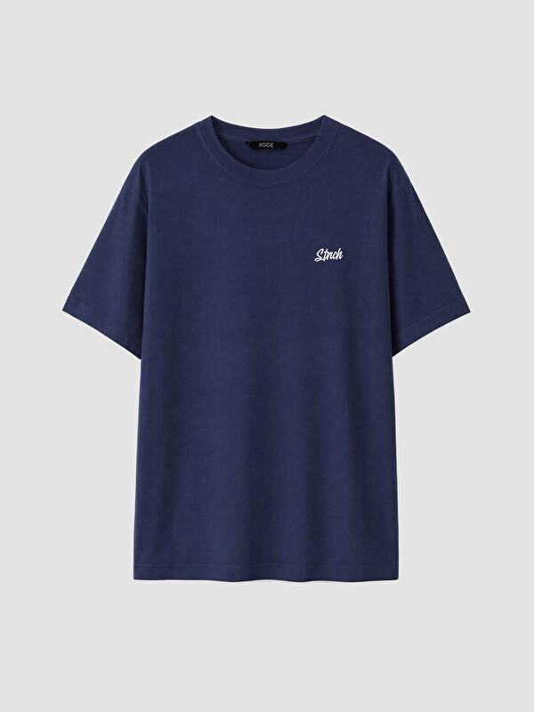 XSIDE Man Navy T-Shirt