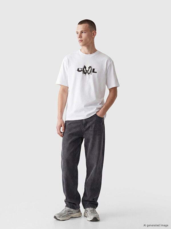 XSIDE Crew Neck Printed Men's T-Shirt