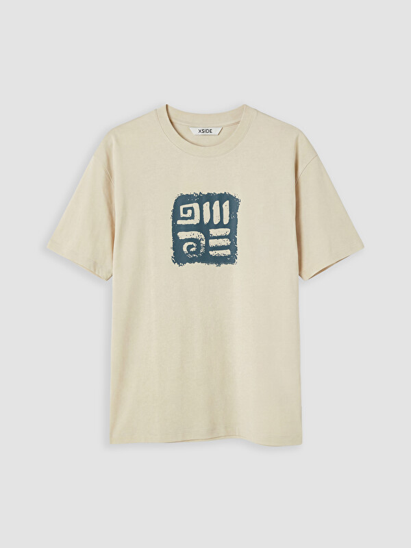 XSIDE Crew Neck Printed Men's Jersey T-Shirt