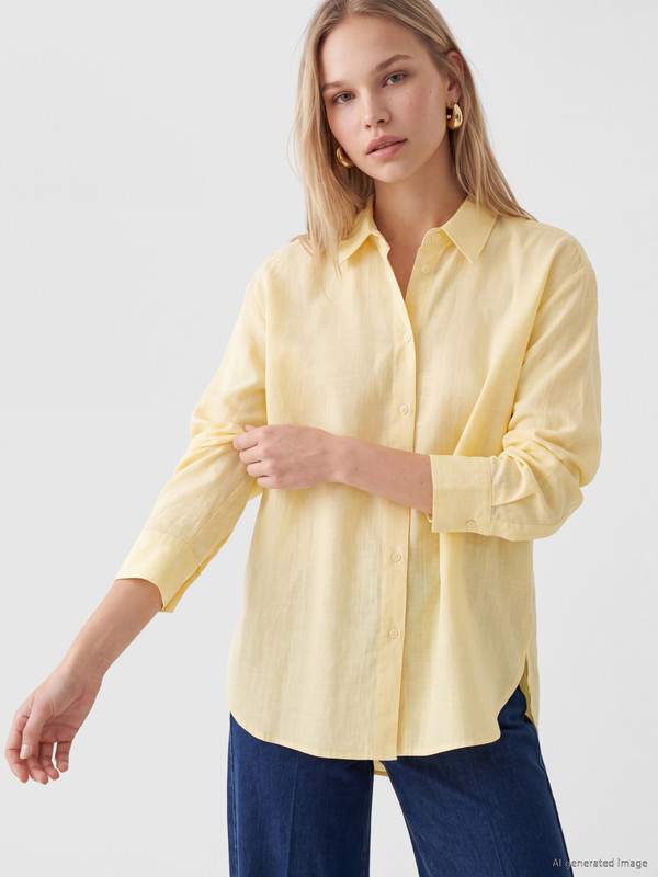 LCW Vision Oversize Poplin Women's Shirt