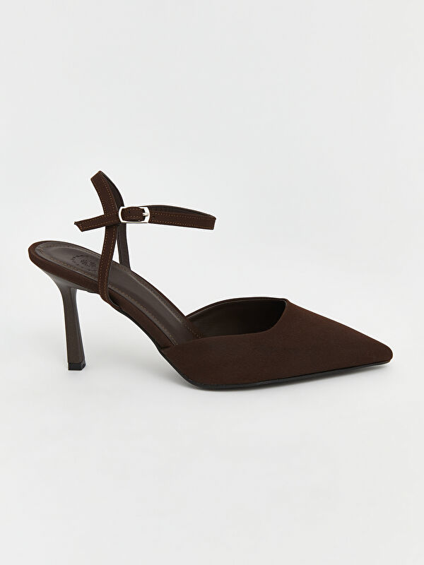 Lcw Steps Kahverengi Lcw Steps Sivri Burun Kadın Topuklu Ayakkabı