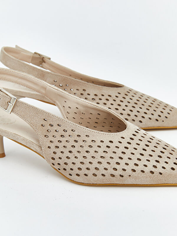 Lcw Steps Bej Lcw Steps Sivri Burun Kadın Topuklu Ayakkabı