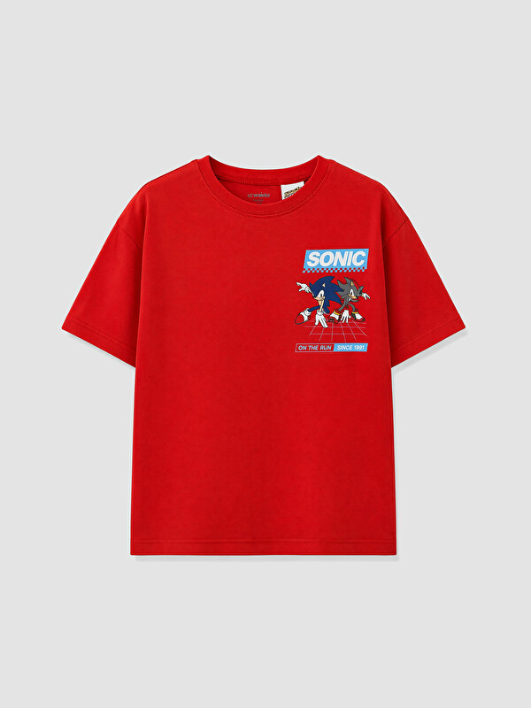 LCW Kids Sonic Printed Boys' T-Shirt