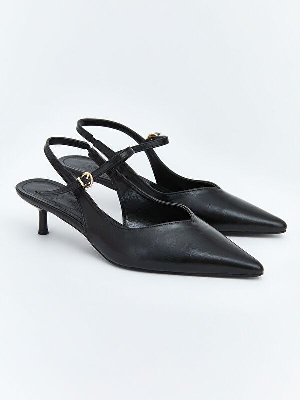 Lcw Steps Siyah Lcw Steps Sivri Burun Kadın Topuklu Ayakkabı