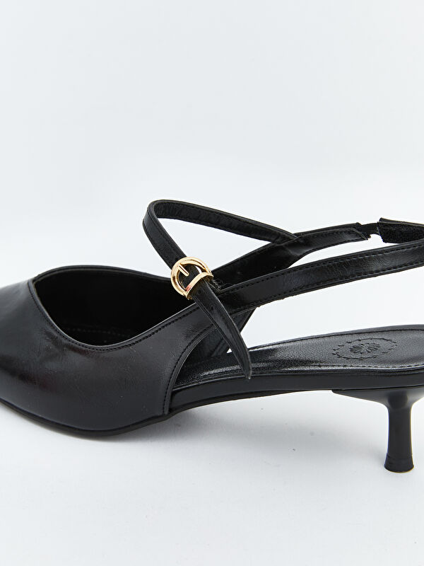 Lcw Steps Siyah Lcw Steps Sivri Burun Kadın Topuklu Ayakkabı