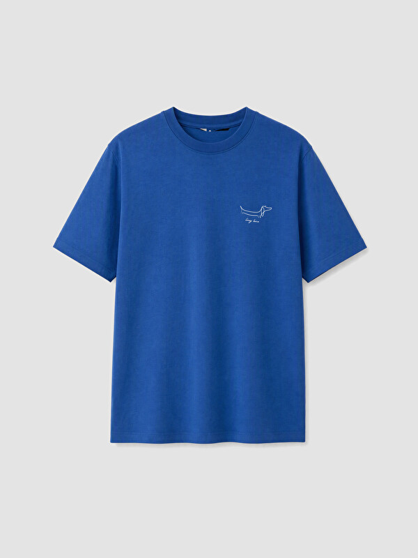 XSIDE Man Blue T-Shirt