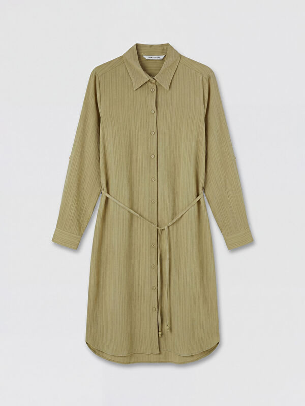 LCW EVERYDAY Oversize Gofre Kadın Gömlek Tunik