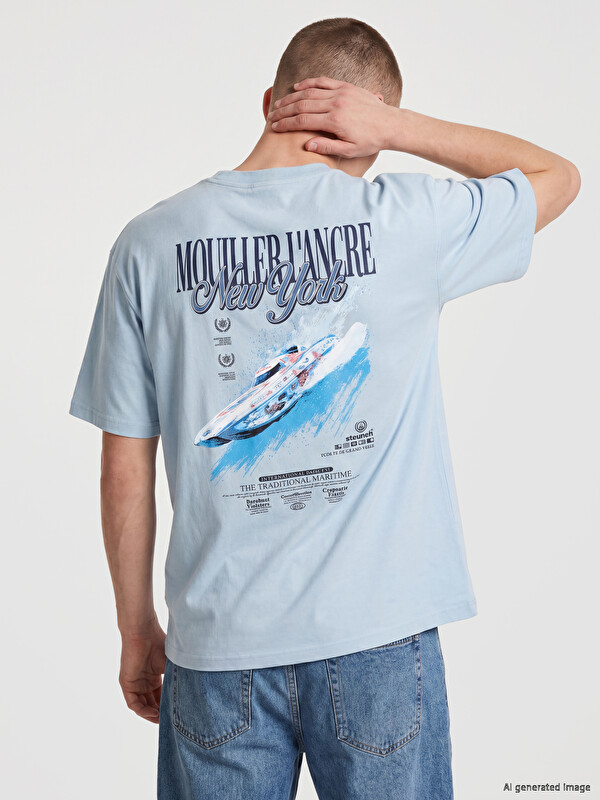 XSIDE Relax Fit Printed Men's T-Shirt