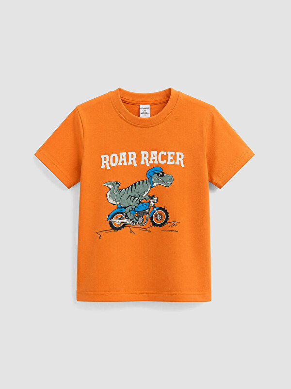 LCW Kids Boy Orange T-Shirt