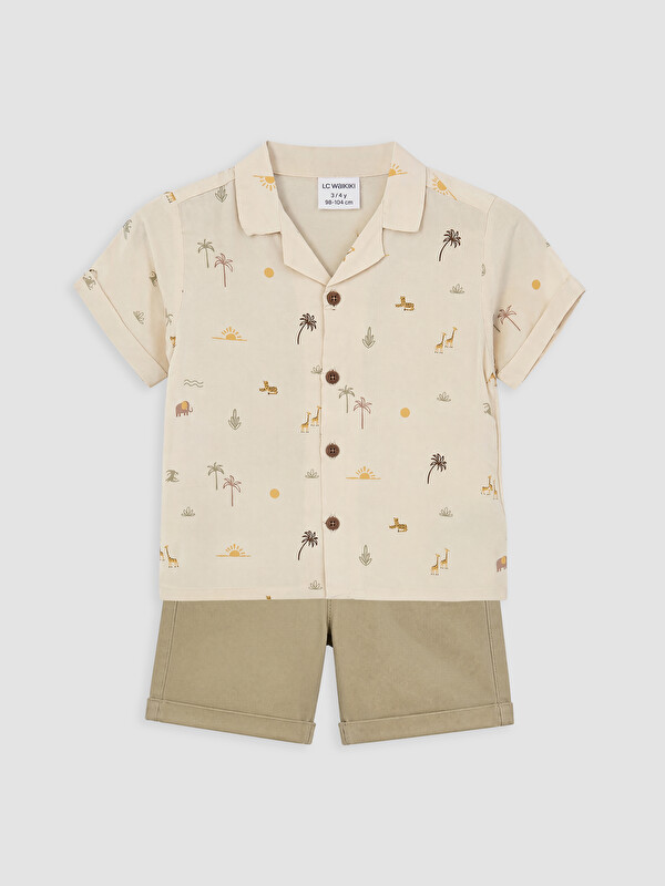 LCW Kids Ensembles Beige Garçon