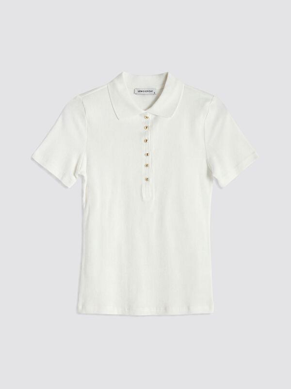LCW EVERYDAY Polo Yaka Kadın Tişört