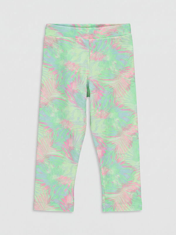 LCW Kids Girls' Printed Capri Leggings