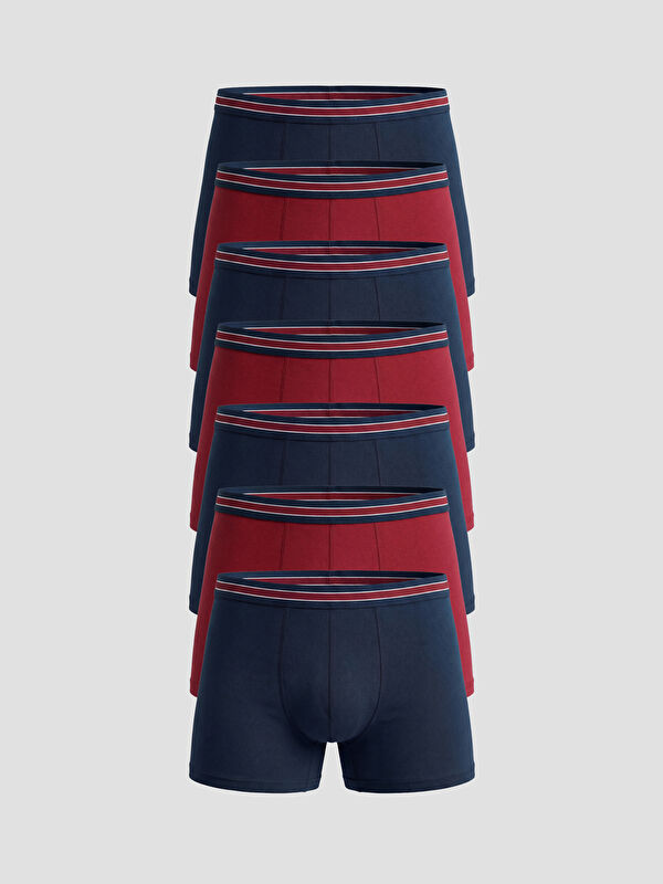 LC WAIKIKI Standart Kalıp Pamuklu Esnek Erkek Boxer 7'li