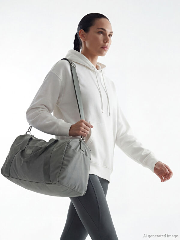 KOOR SPORT Kanguru Cepli Oversize Kadın Hoodie	