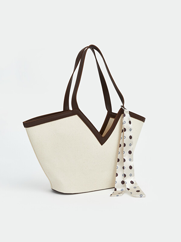 LCW ACCESSORIES Kanvas Kadın Omuz Çantası