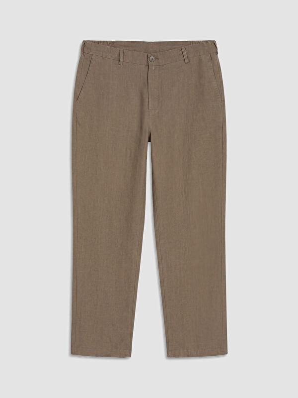 SOUTHBLUE Regular Fit %100 Keten Erkek Pantolon