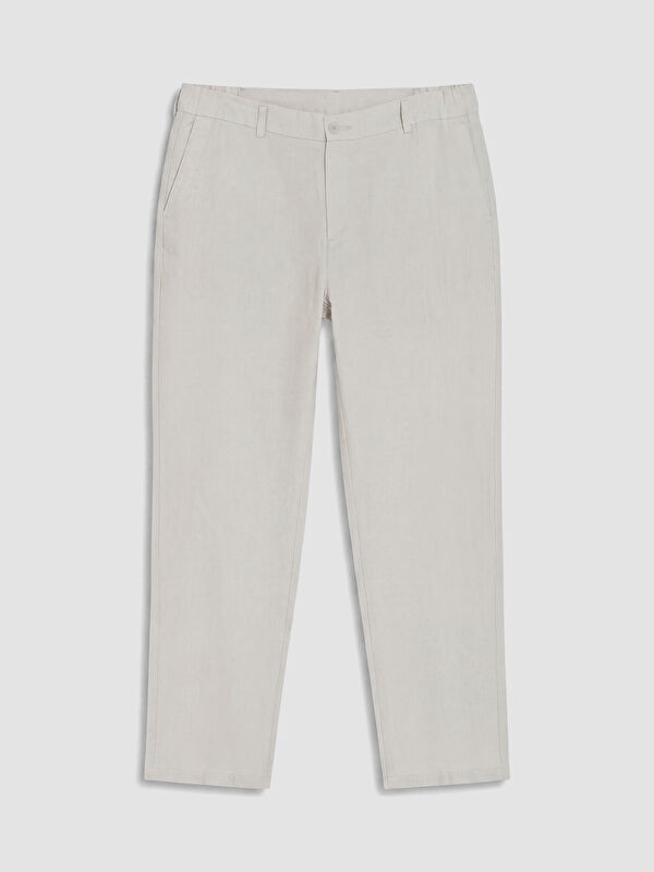 SOUTHBLUE Regular Fit %100 Keten Erkek Pantolon