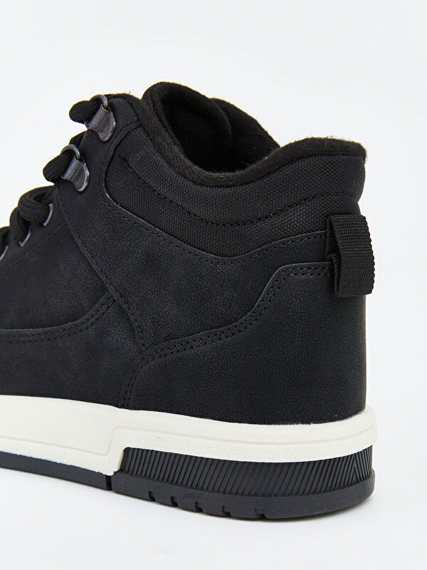 Lcw Steps Siyah Lcw Steps Süet Görünümlü Erkek Çocuk Spor Ayakkabı