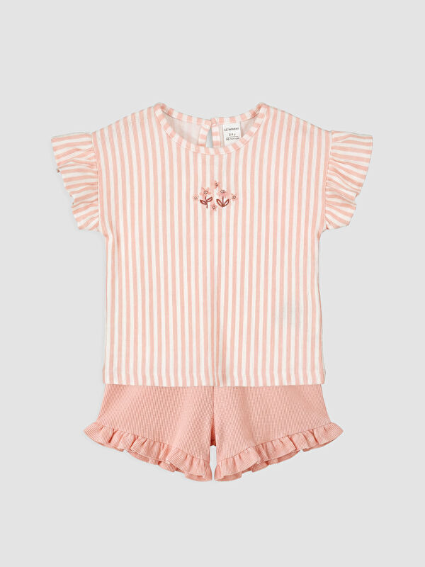 LCW baby Baby Girl Ecru Set