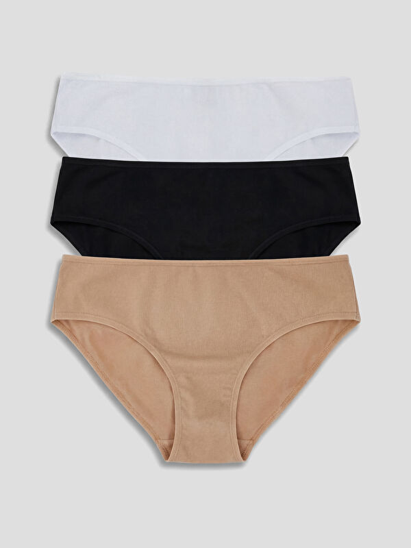 LC WAIKIKI Düz Bikini Külot 3'lü