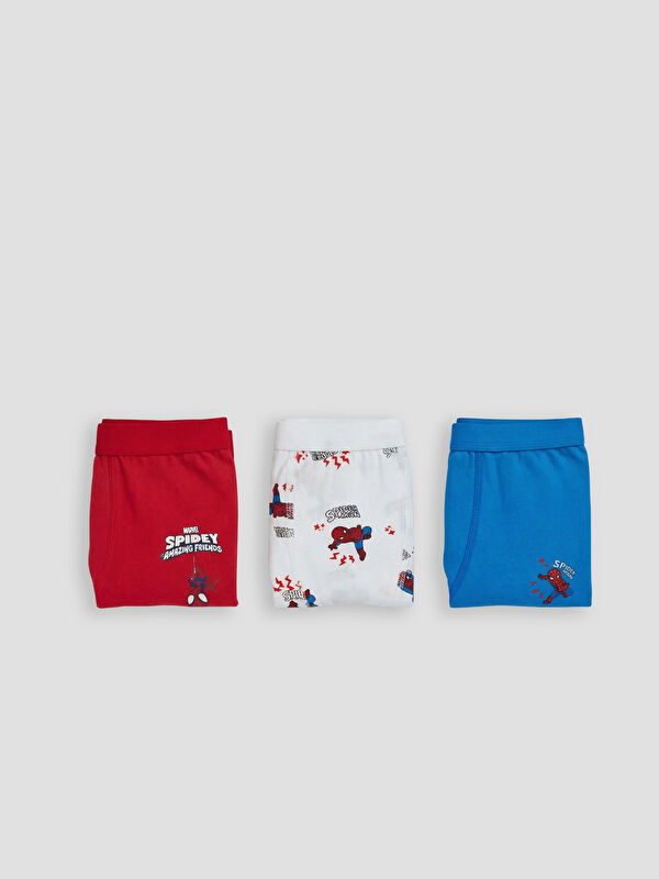 LCW Kids Spider-Man Baskılı Erkek Çocuk Boxer 3'lü