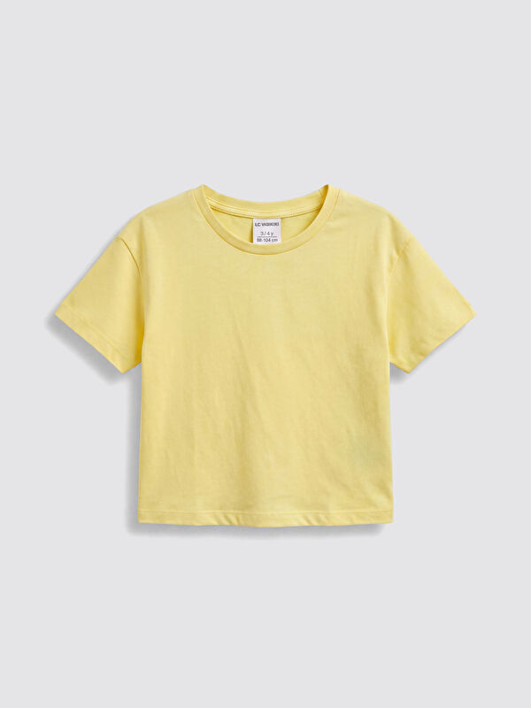 LCW baby Crew Neck Girls' T-Shirt
