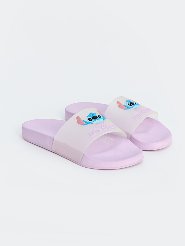 LCW STEPS Kız Çocuk Lilo & Stitch Baskılı Terlik