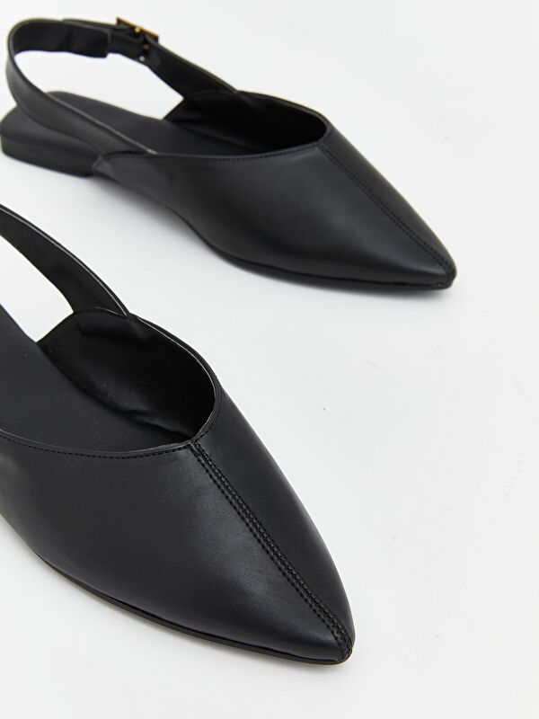 Lcw Steps Siyah Lcw Steps Sivri Burun Kadın Babet