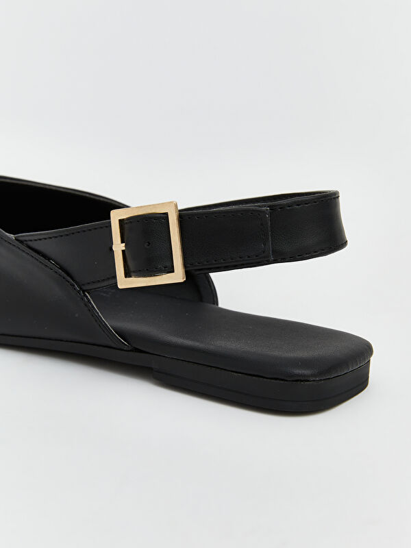 Lcw Steps Siyah Lcw Steps Sivri Burun Kadın Babet