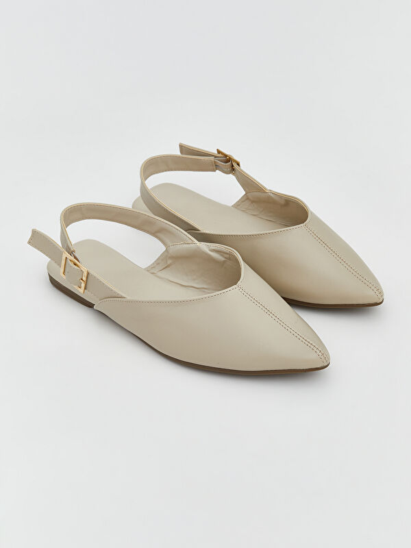 Lcw Steps Siyah Lcw Steps Sivri Burun Kadın Babet