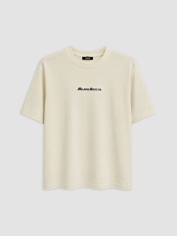 XSIDE Crew Neck Milano Printed Men's T-Shirt