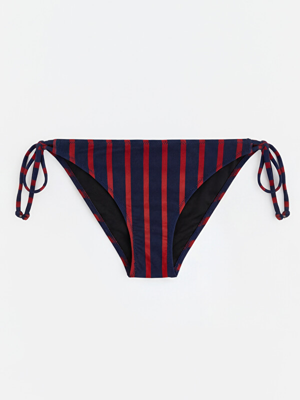 LCW DREAM Çizgili Yanlardan Bağlamalı Kadın Bikini Altı