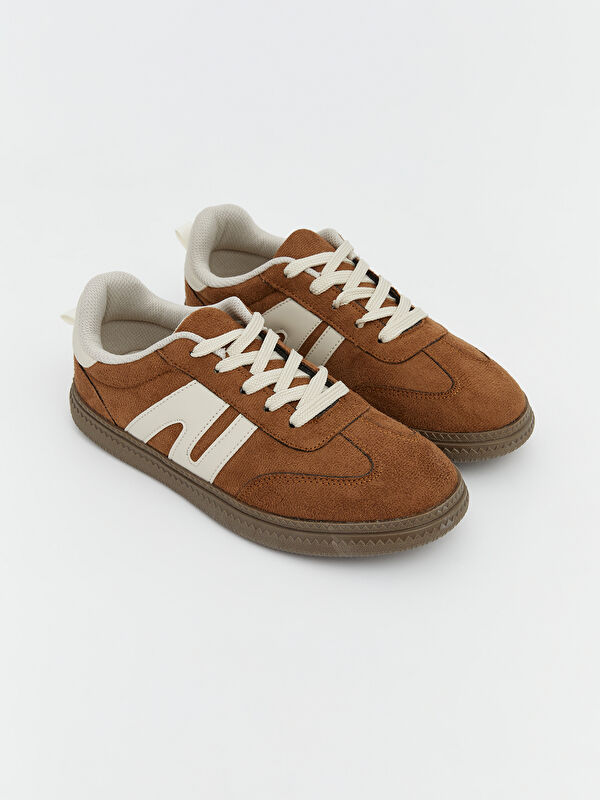 Lcw Steps Kahverengi Lcw Steps Süet Görünümlü Erkek Çocuk Spor Ayakkabı