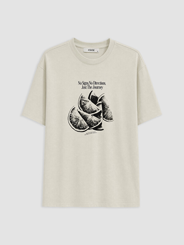 XSIDE Crew Neck Printed Men's T-Shirt