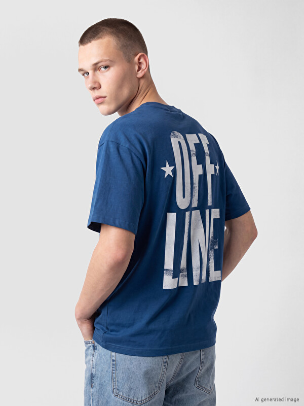XSIDE Man Petrol T-Shirt