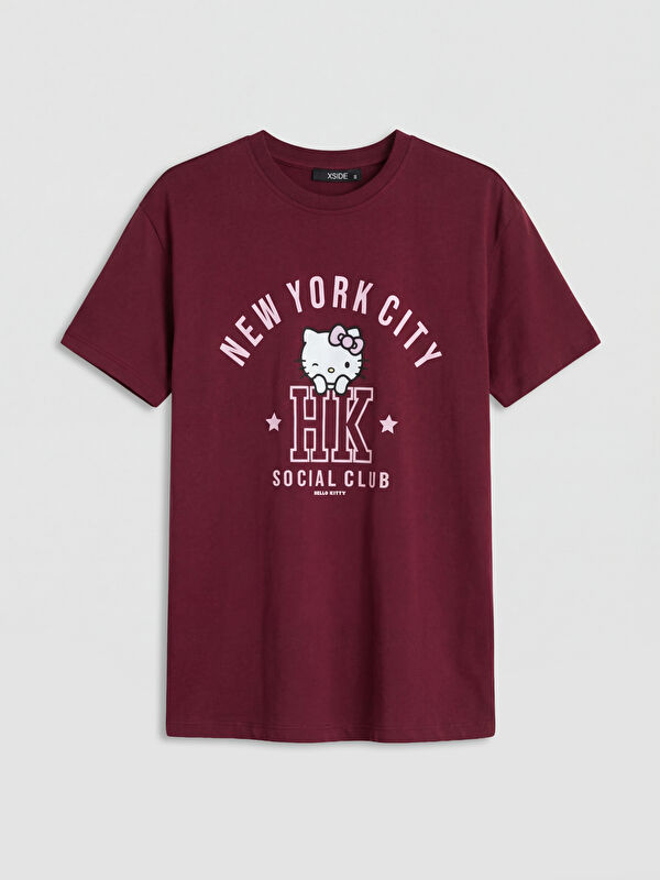 XSIDE Hello Kitty Baskılı Kadın Tişört