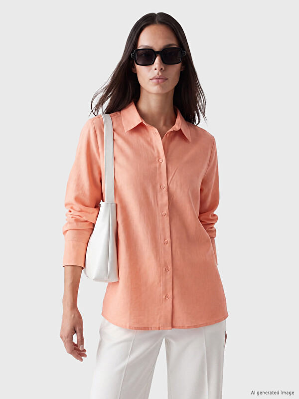 LCW EVERYDAY Oversize Women's Shirt