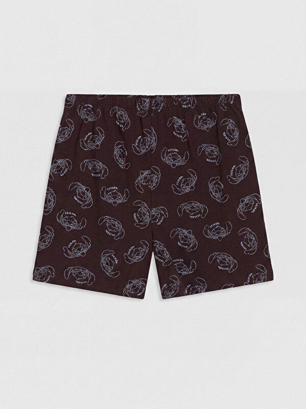LCW Young Stitch Baskılı Kadın Şort Pijama Altı
