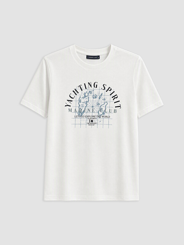 LCWAIKIKI Classic Man White T-Shirt
