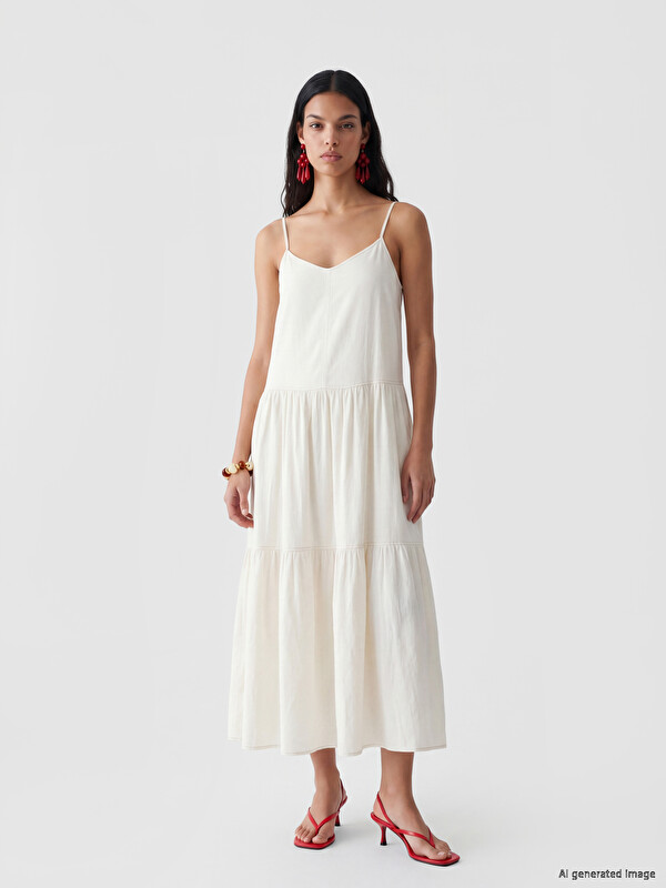 LCW Vision Woman White Dress