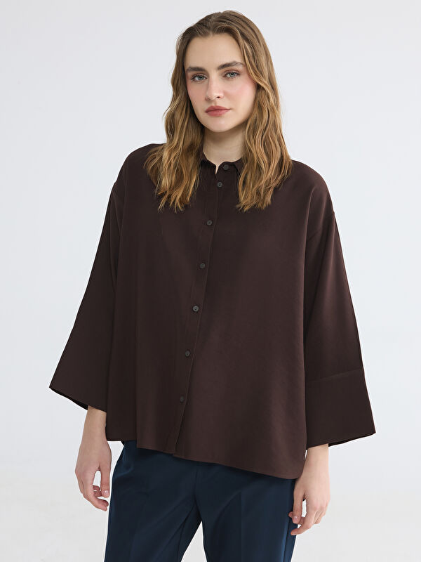 LCW EVERYDAY Dokulu Oversize Kadın Gömlek
