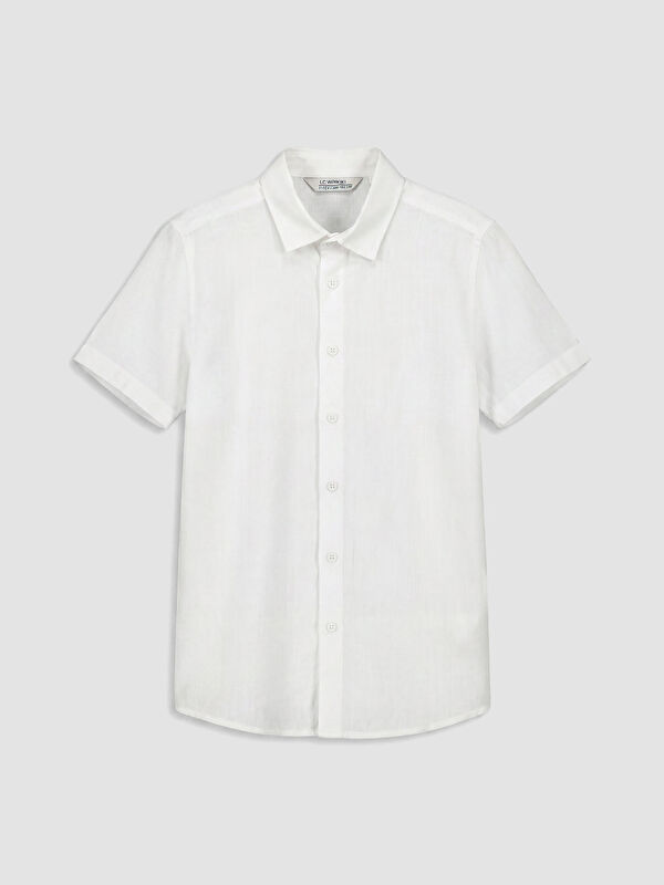 LCW Kids Poplin Erkek Çocuk Gömlek